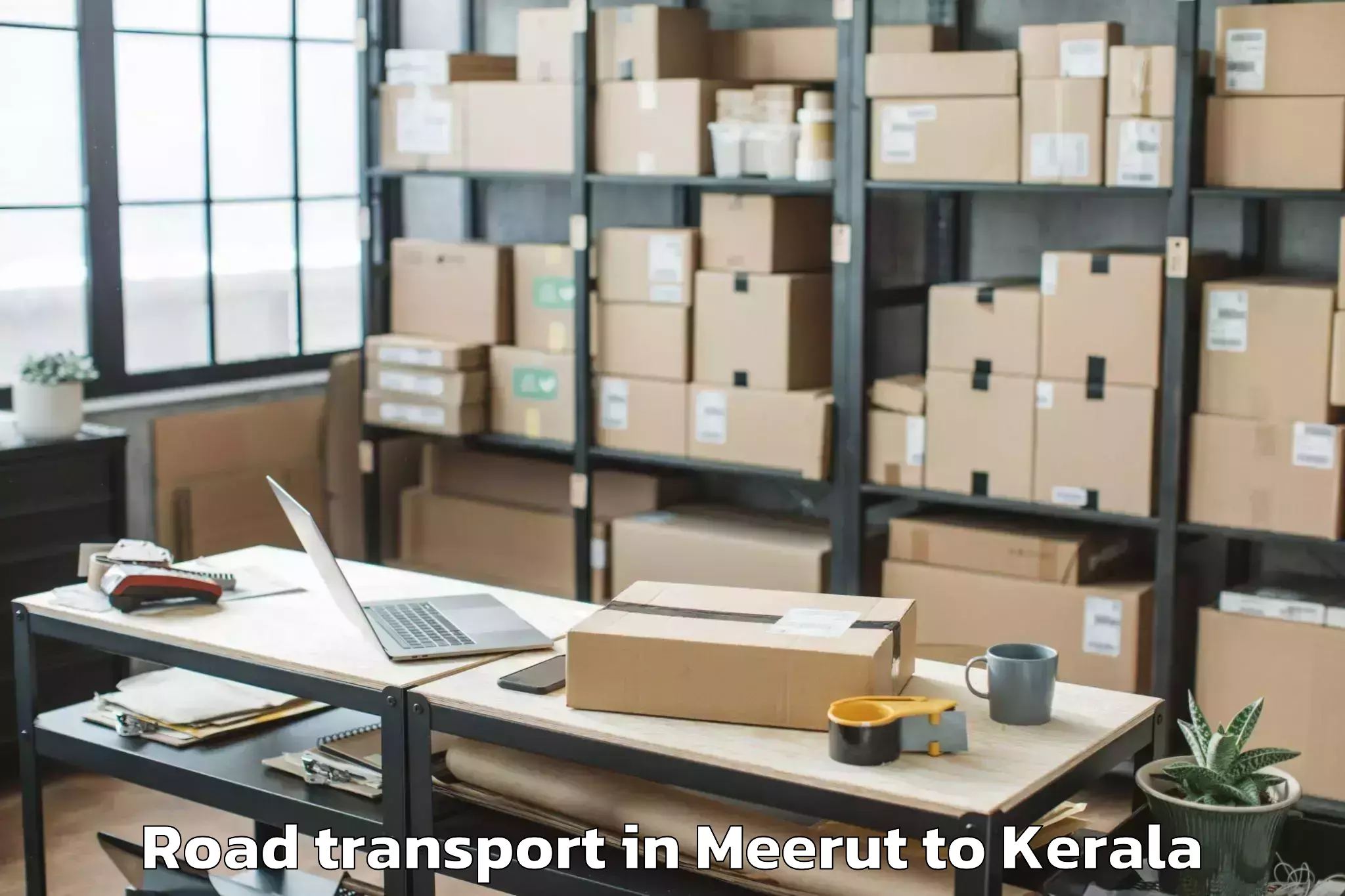 Comprehensive Meerut to Shoranur Road Transport